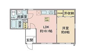 スッカセム 102 ｜ 東京都三鷹市井の頭1丁目26-6（賃貸アパート1LDK・1階・38.42㎡） その2