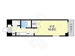 アートプラザ南笠 4階1Kの間取り