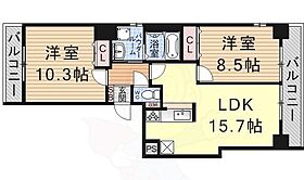 滋賀県草津市大路１丁目（賃貸マンション2LDK・5階・71.22㎡） その2