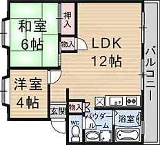 滋賀県大津市桜野町２丁目（賃貸マンション2LDK・5階・52.00㎡） その2