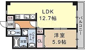 滋賀県大津市大江６丁目（賃貸マンション1LDK・1階・41.70㎡） その2