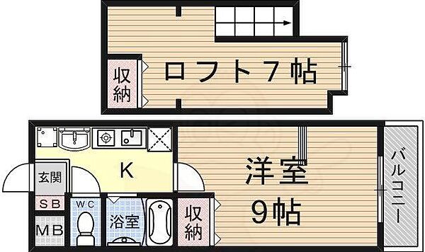 セコンダリー谷畑 ｜滋賀県草津市野村６丁目(賃貸マンション1K・5階・25.50㎡)の写真 その2