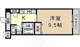 ジュネス藤 402 ｜ 滋賀県大津市大萱７丁目（賃貸マンション1K・4階・28.06㎡） その2