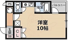 マリーブ1843 206 ｜ 滋賀県草津市野路東４丁目（賃貸マンション1R・2階・22.68㎡） その2