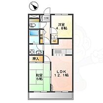 サンシャイン上籔  ｜ 滋賀県栗東市中沢１丁目（賃貸アパート2LDK・1階・51.00㎡） その2