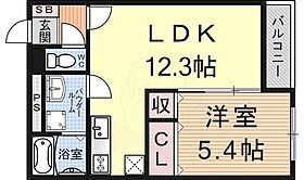 Anesis守山3  ｜ 滋賀県守山市金森町（賃貸マンション1LDK・1階・40.89㎡） その2