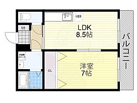 ブエナビスタ大津ウエスト  ｜ 滋賀県大津市比叡辻２丁目（賃貸マンション1LDK・3階・36.45㎡） その2