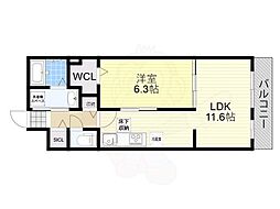 間取図画像 1LDK