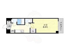 KDXレジデンス南草津 1Kの間取図画像