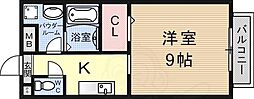 ソフィア・コート 1Kの間取図画像