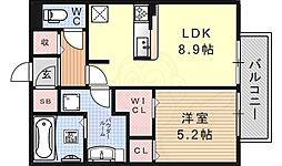 レウイシア 1LDKの間取図画像
