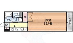 第5ハイツ高樋 1Kの間取図画像