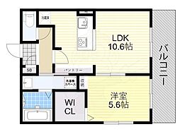 ステラ 1LDKの間取図画像