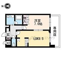 京都府京都市山科区音羽役出町（賃貸マンション1LDK・1階・42.04㎡） その2