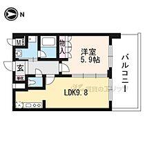 京都府京都市山科区音羽役出町（賃貸マンション1LDK・3階・37.94㎡） その2