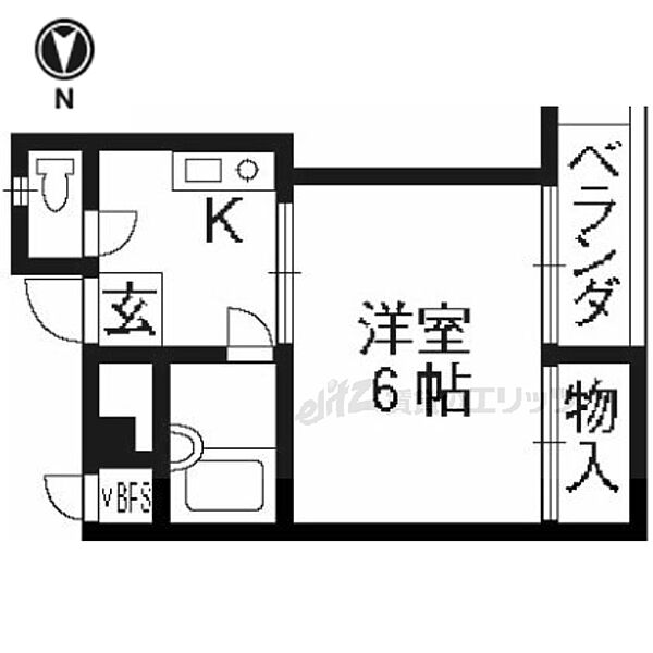 京都府京都市伏見区肥後町(賃貸マンション1K・1階・20.79㎡)の写真 その2