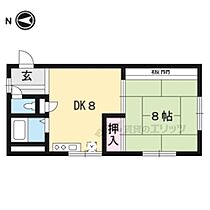 京都府京都市山科区北花山市田町（賃貸マンション1DK・2階・36.00㎡） その2