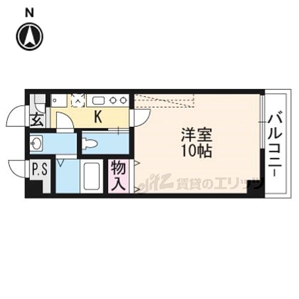 ボヌール小野 505｜京都府京都市山科区勧修寺東出町(賃貸マンション1K・5階・27.54㎡)の写真 その2