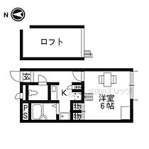 京都府京都市南区久世殿城町（賃貸アパート1K・2階・20.28㎡） その2