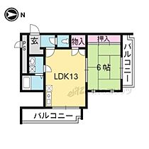 京都府宇治市伊勢田町南山（賃貸マンション1LDK・1階・44.40㎡） その2