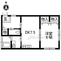 コーポ南城園 207 ｜ 京都府宇治市大久保町大竹（賃貸マンション1DK・2階・36.00㎡） その2