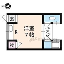 明和荘 22 ｜ 京都府京都市山科区御陵別所町（賃貸アパート1R・2階・17.00㎡） その2