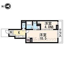 カーサアルドーレI 103 ｜ 京都府京都市伏見区深草大亀谷東久宝寺町（賃貸アパート1LDK・1階・40.29㎡） その2