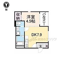 京都府京都市伏見区納所町（賃貸アパート1LDK・2階・31.38㎡） その2