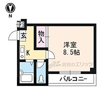 サキゾーメゾン竹鼻 203 ｜ 京都府京都市山科区竹鼻扇町（賃貸マンション1K・2階・25.82㎡） その2