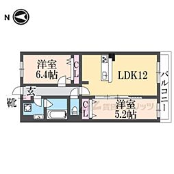 Ｐｌｕｍ　Ｏｗｌ　II 1階2LDKの間取り