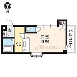 GRACEMAISONOZ ワンルームの間取図画像