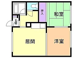 北庄ハイツ 1階