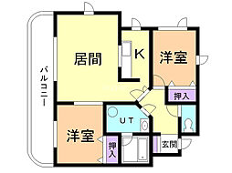 レジデンス宮田2 1階/104