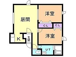 ル・メリディアン　ロコ 2階