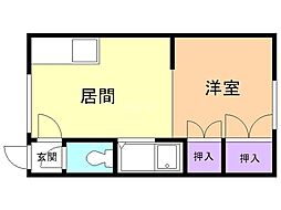 間取図画像 1DK