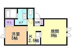 間取図画像 1LDK