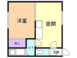 サンハイツ3 1階/1-3