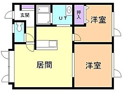 コーポTAR3 1階/1-2