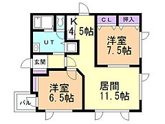 物件の間取り