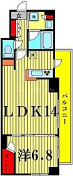 都営大江戸線 両国駅 徒歩4分の賃貸マンション 5階1LDKの間取り