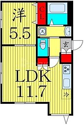 間取図画像 1LDK