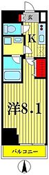 東京メトロ半蔵門線 錦糸町駅 徒歩5分の賃貸マンション 4階1Kの間取り