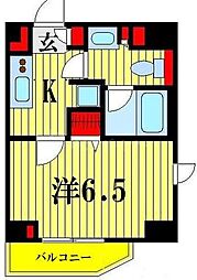 東京メトロ半蔵門線 押上駅 徒歩2分の賃貸マンション 2階1Kの間取り