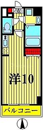 東京メトロ半蔵門線 住吉駅 徒歩4分の賃貸マンション 7階ワンルームの間取り