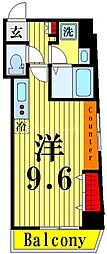 ゲートフィールド浅草東駒形 ワンルームの間取図画像