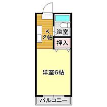 ハイツ石丸 205 ｜ 山口県下関市秋根南町1丁目1-18（賃貸アパート1K・2階・19.00㎡） その2