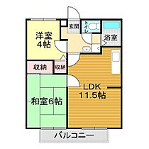 エステートモアB棟 102 ｜ 山口県下関市豊浦町大字川棚3767-1（賃貸アパート2LDK・1階・46.37㎡） その1