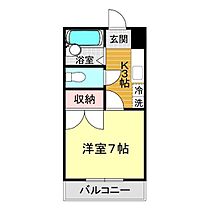 Fハイツ 206 ｜ 山口県下関市後田町4丁目23-16（賃貸アパート1K・2階・24.50㎡） その2