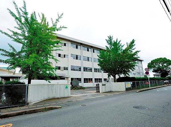 画像14:下関市立山の田中学校(1、459m)