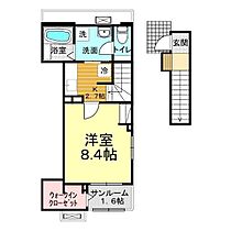 山口県下関市綾羅木新町1丁目7番3号（賃貸アパート1K・2階・36.33㎡） その2